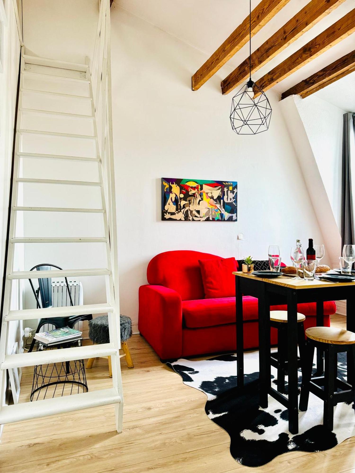 Apartment Direct Views Of Eiffel Tower & Sacre-Coeur From Mezzanine - 10 Mins To Paris Center Exterior foto